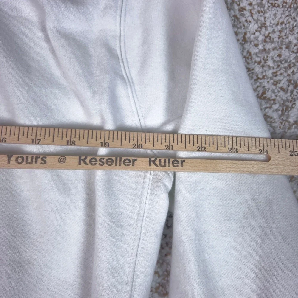 Nike Hoodie Mens M White Casual Sportswear Club Fleece Logo Sweatshirt Sweater